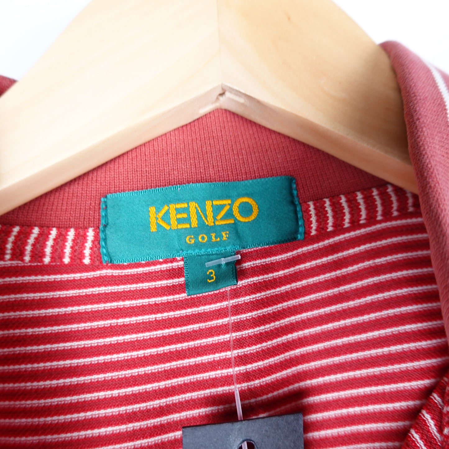 Kenzo Golf L/S Striped Polo - Size L