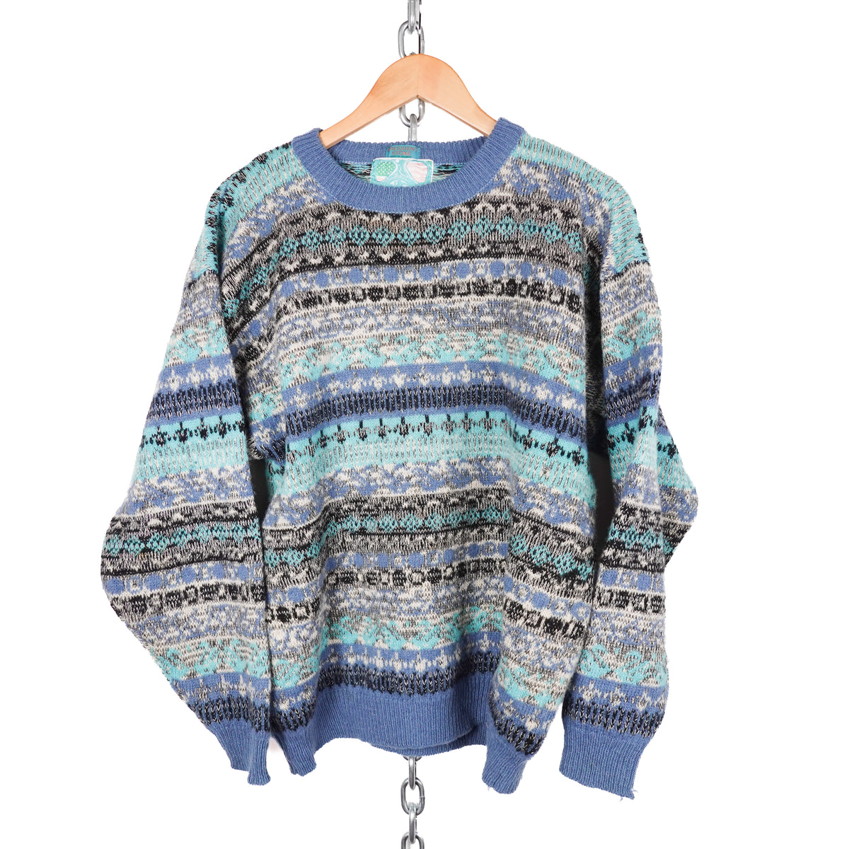 1990s President Stone Wool Knit - Size M