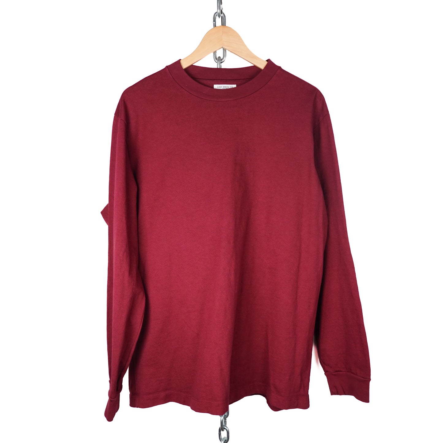 Lady White Rugby Shirt MAROON - Size XL