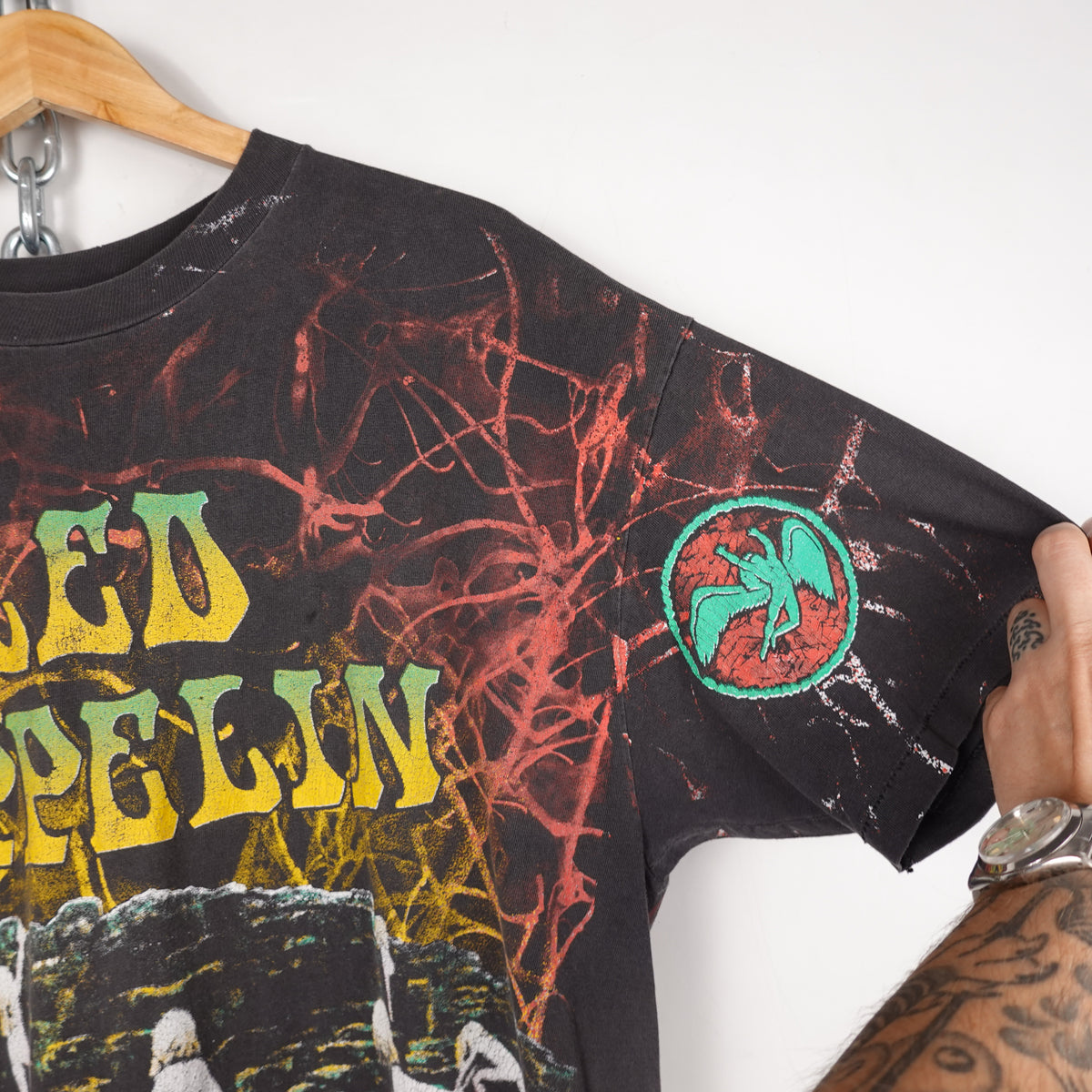 1992 Led Zeppelin House of The Holy AOP Tee - Size XL