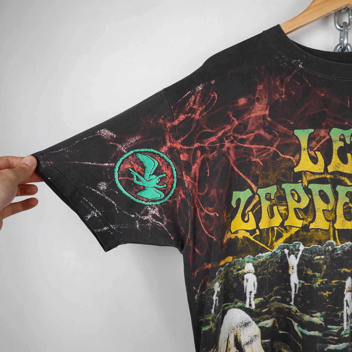 1992 Led Zeppelin House of The Holy AOP Tee - Size XL