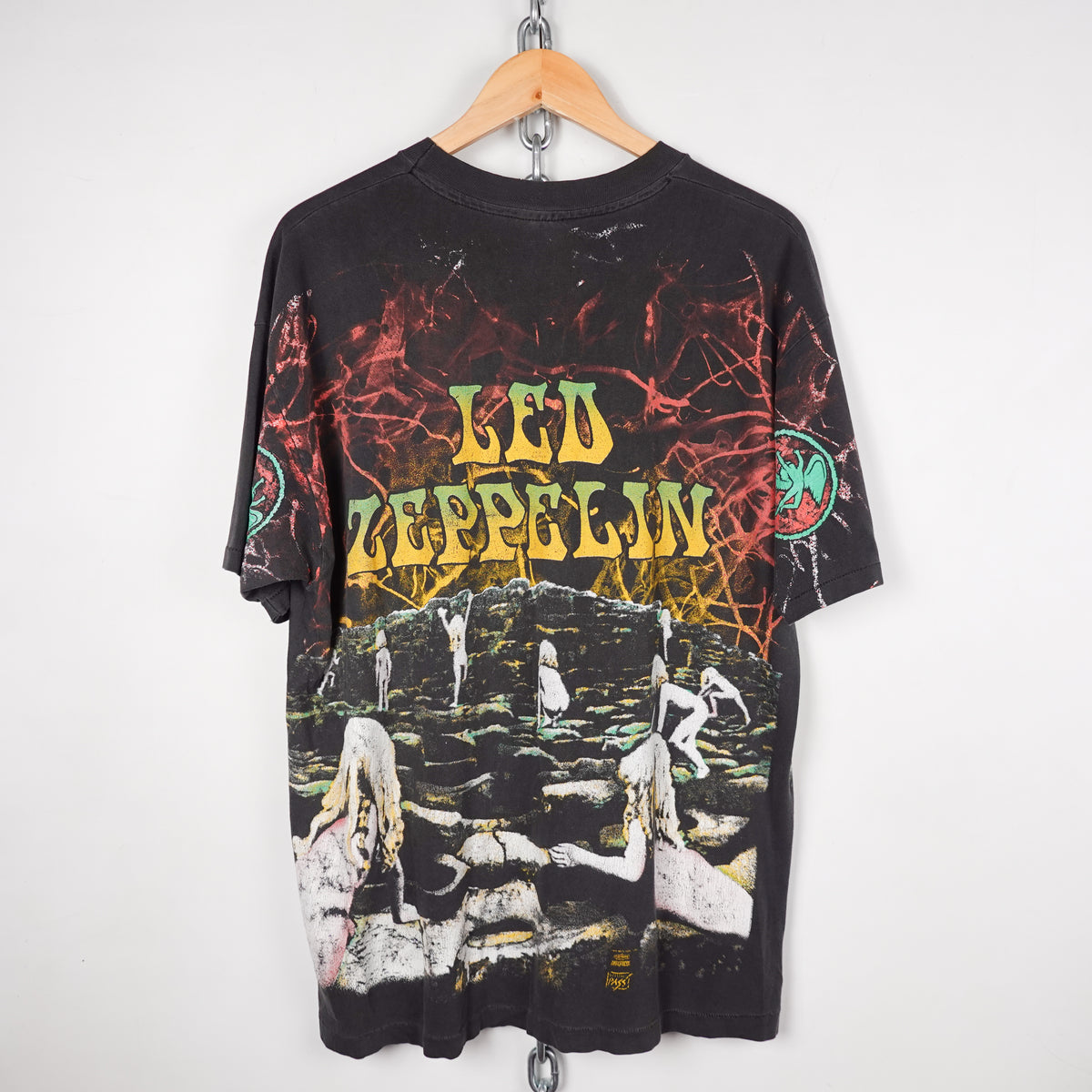 1992 Led Zeppelin House of The Holy AOP Tee - Size XL
