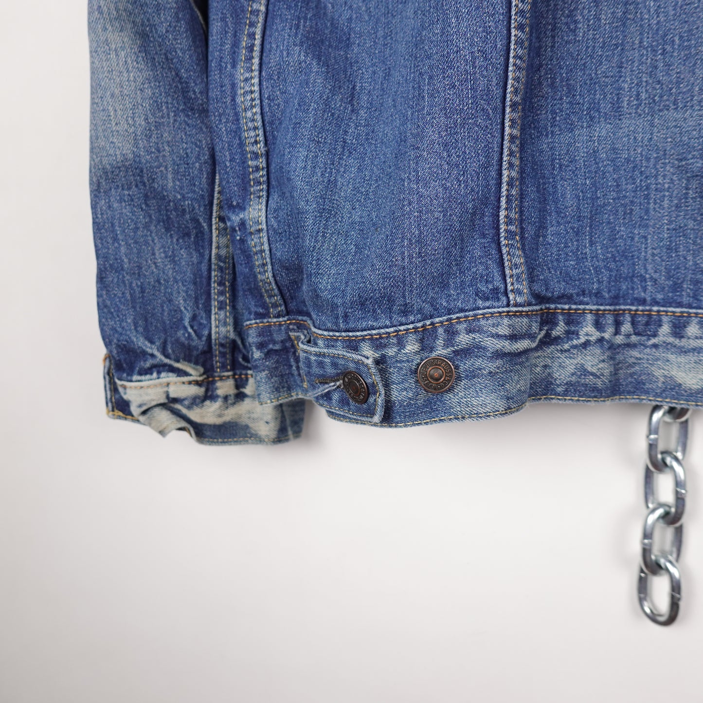 Levi's Blue Denim Jacket - Size XXL