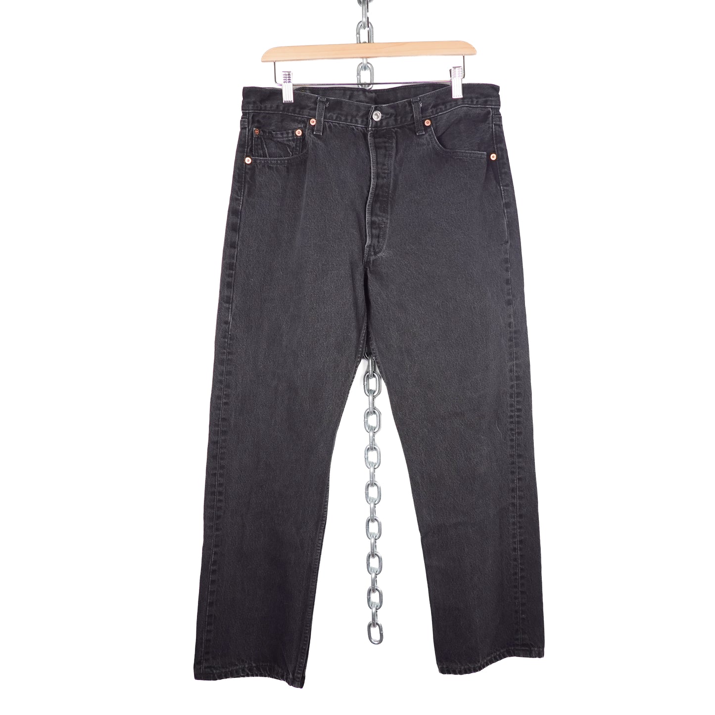 Vintage Levi's 501XX Black Denim Pants - Size 33