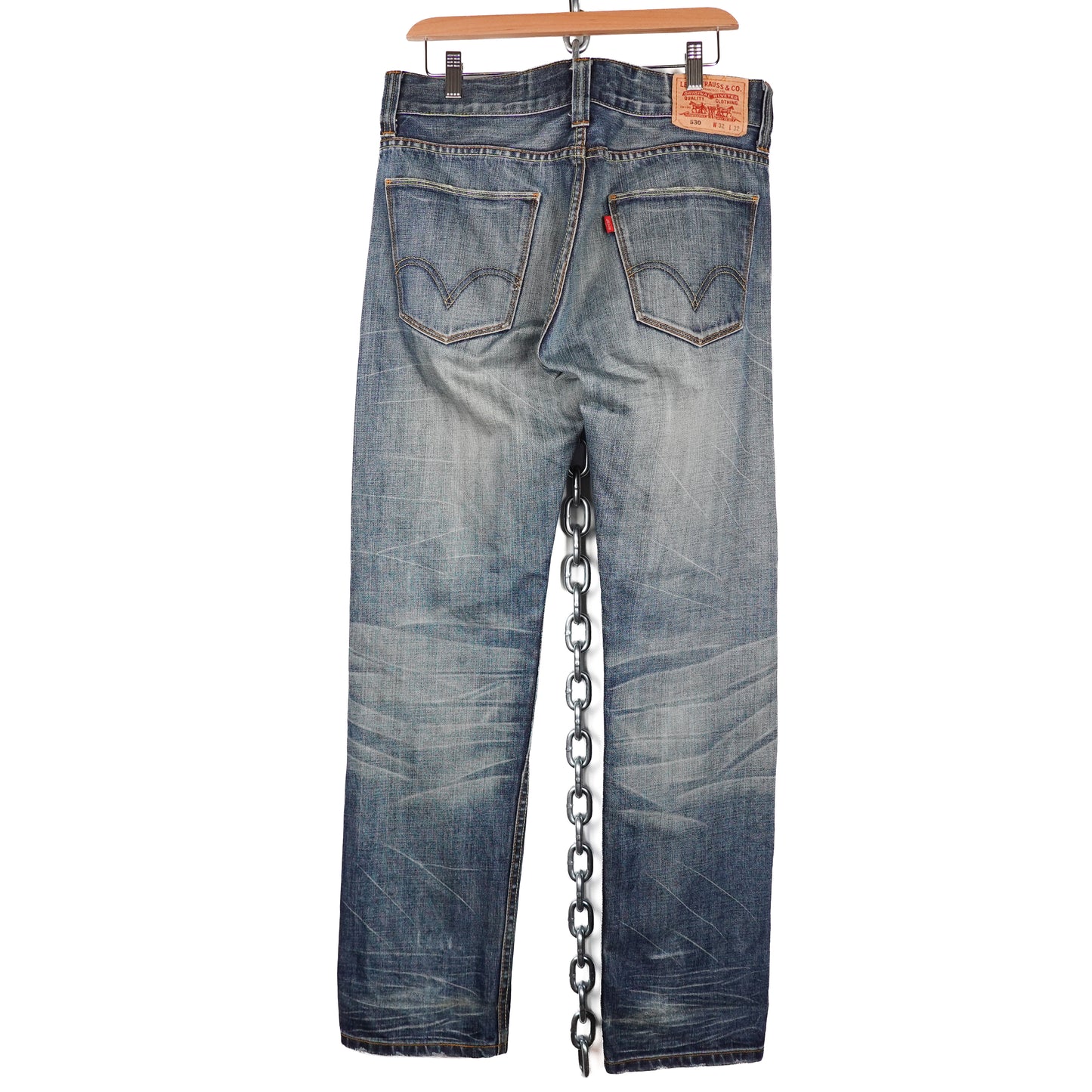 Levi's 530 Faded Denim Pants - Size 32