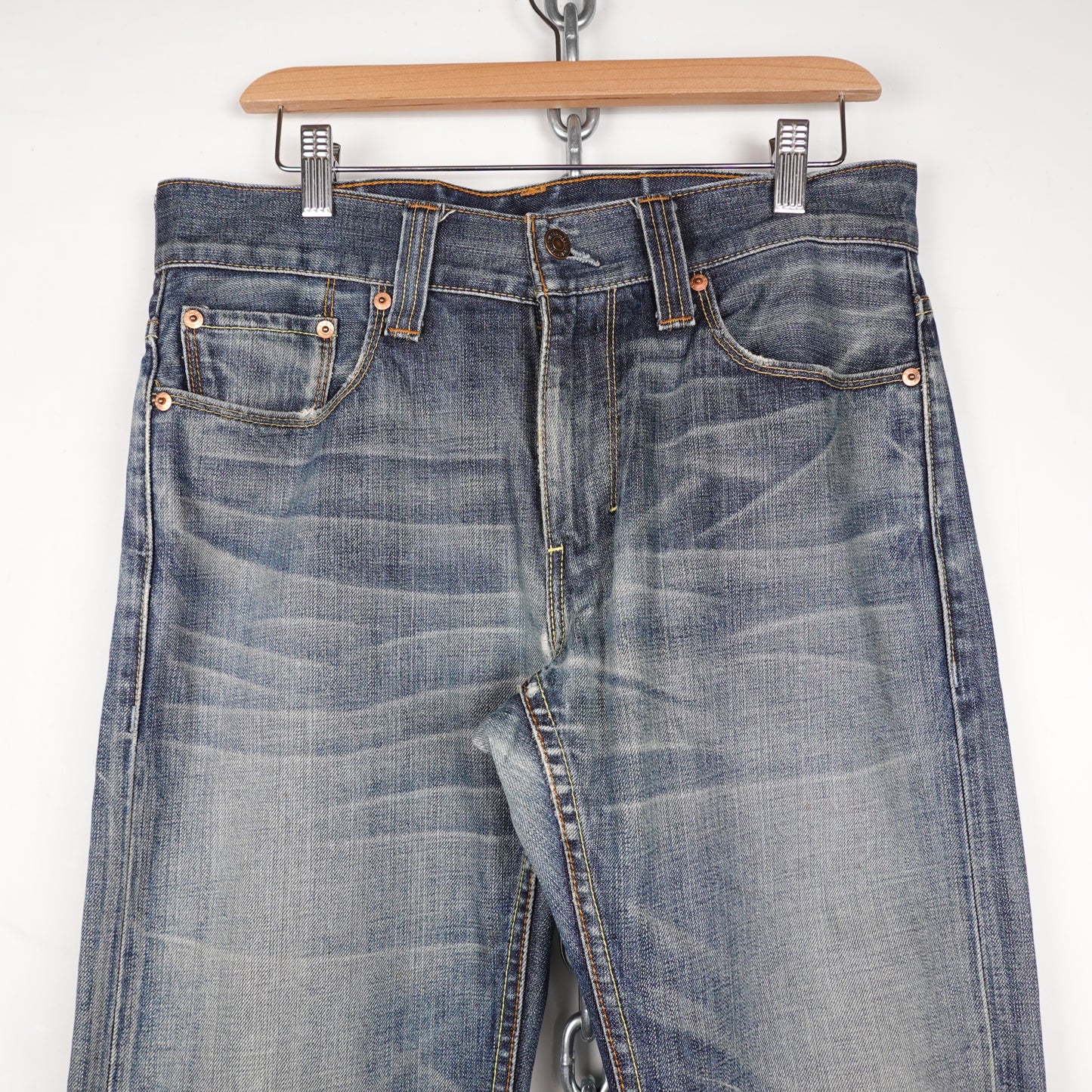 Levi's 530 Faded Denim Pants - Size 32