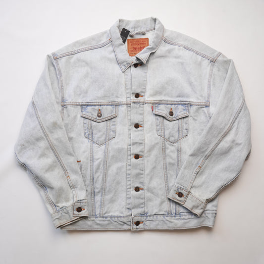 Vintage Levi's Light Wash Denim Jacket - Size XL
