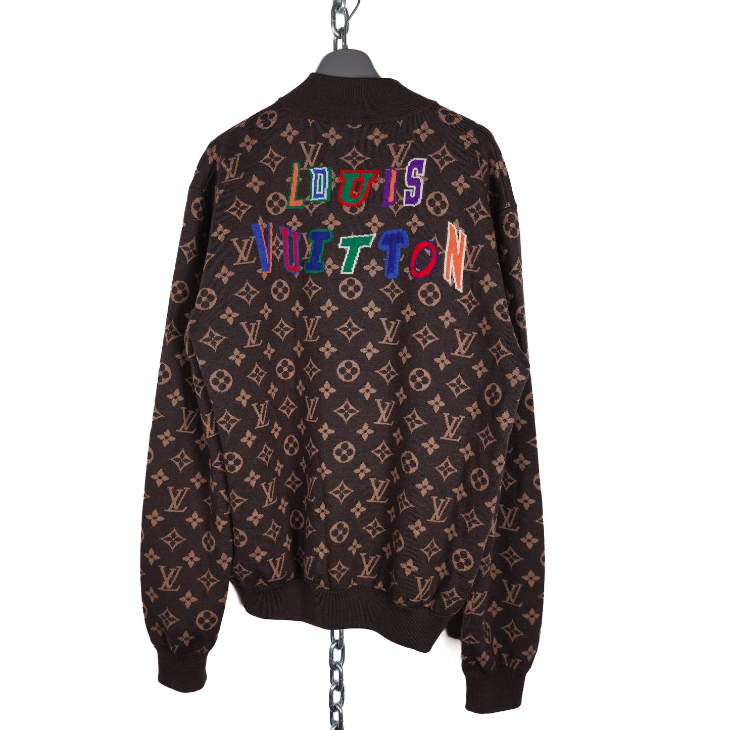 2021 Louis Vuitton x NBA Blouson Monogram Knit - Size L