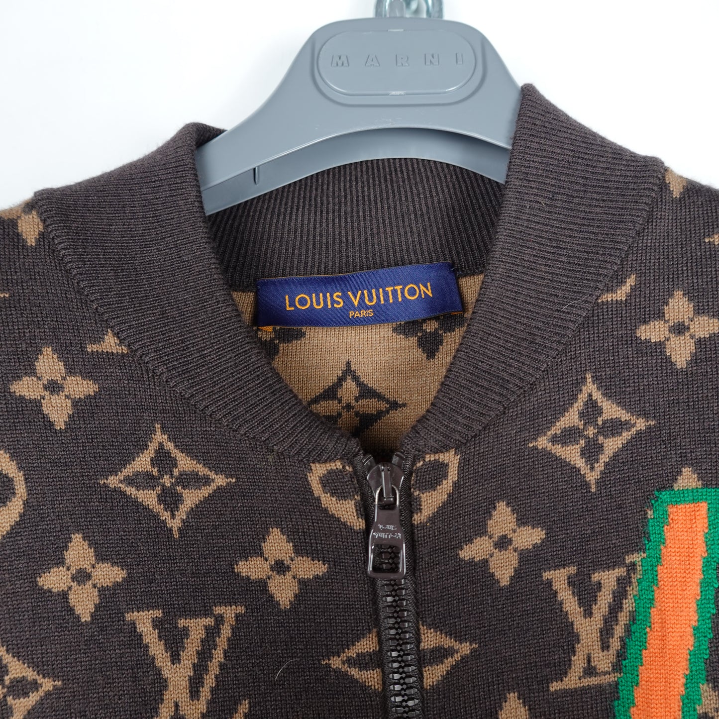 2021 Louis Vuitton x NBA Blouson Monogram Knit - Size L