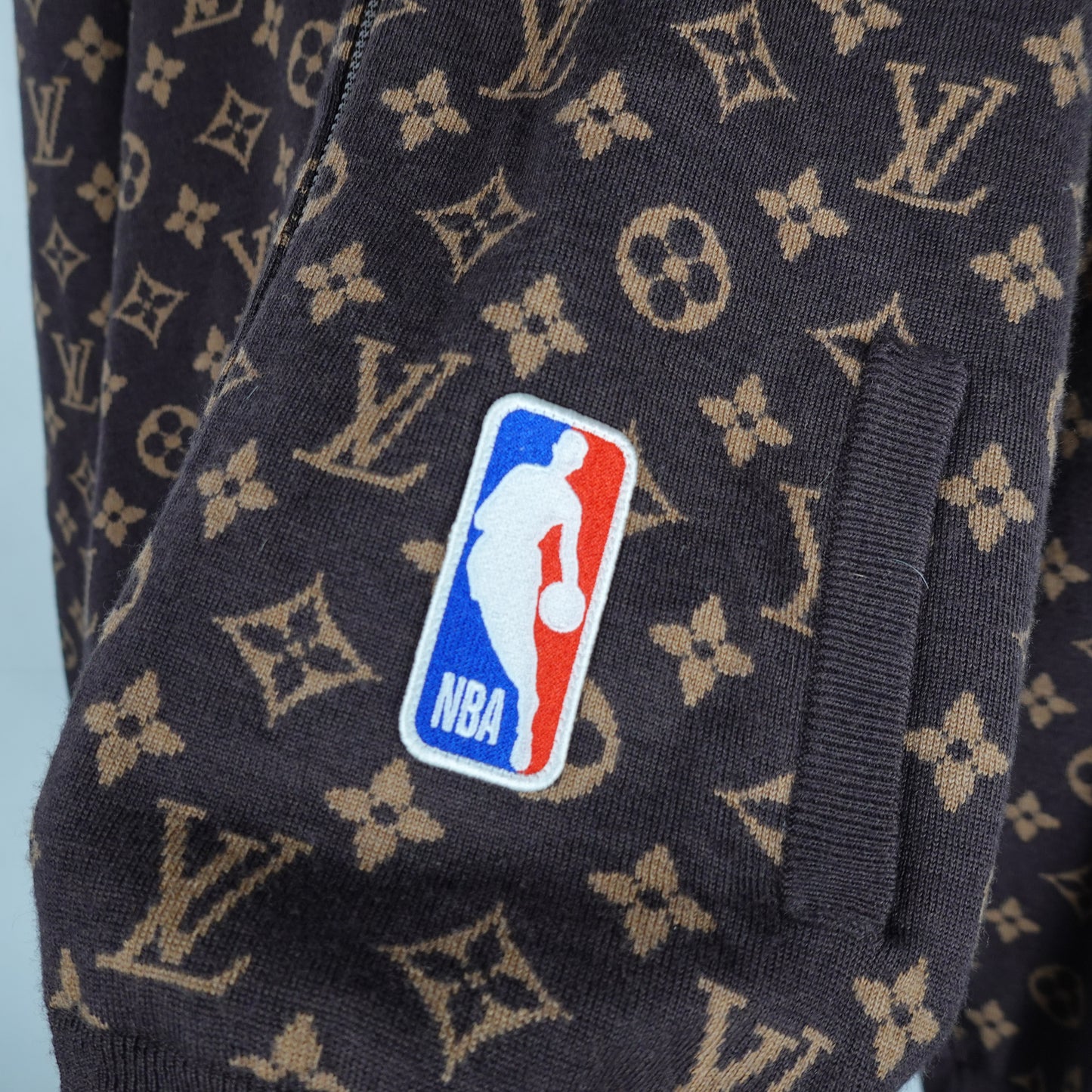2021 Louis Vuitton x NBA Blouson Monogram Knit - Size L
