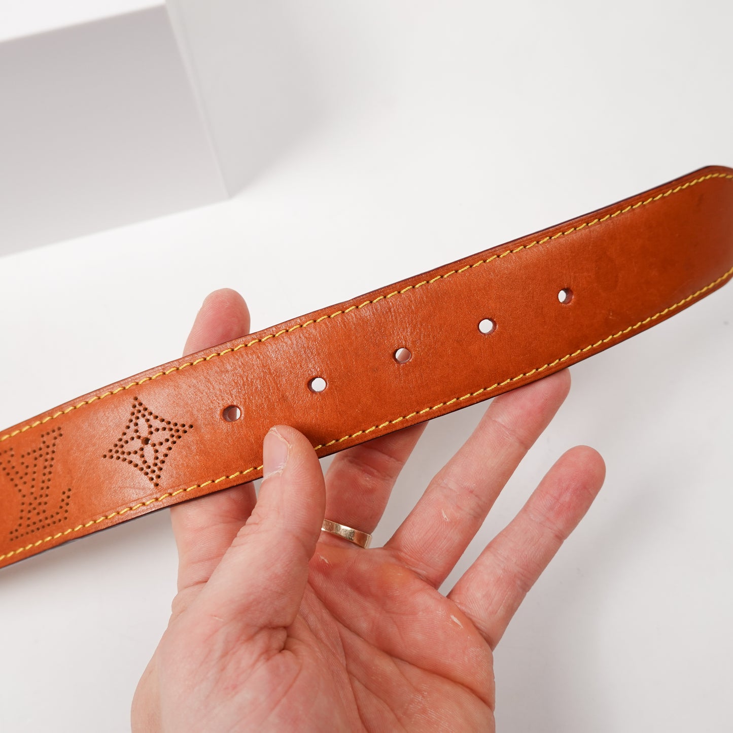 2008 Louis Vuitton Perforated Belt