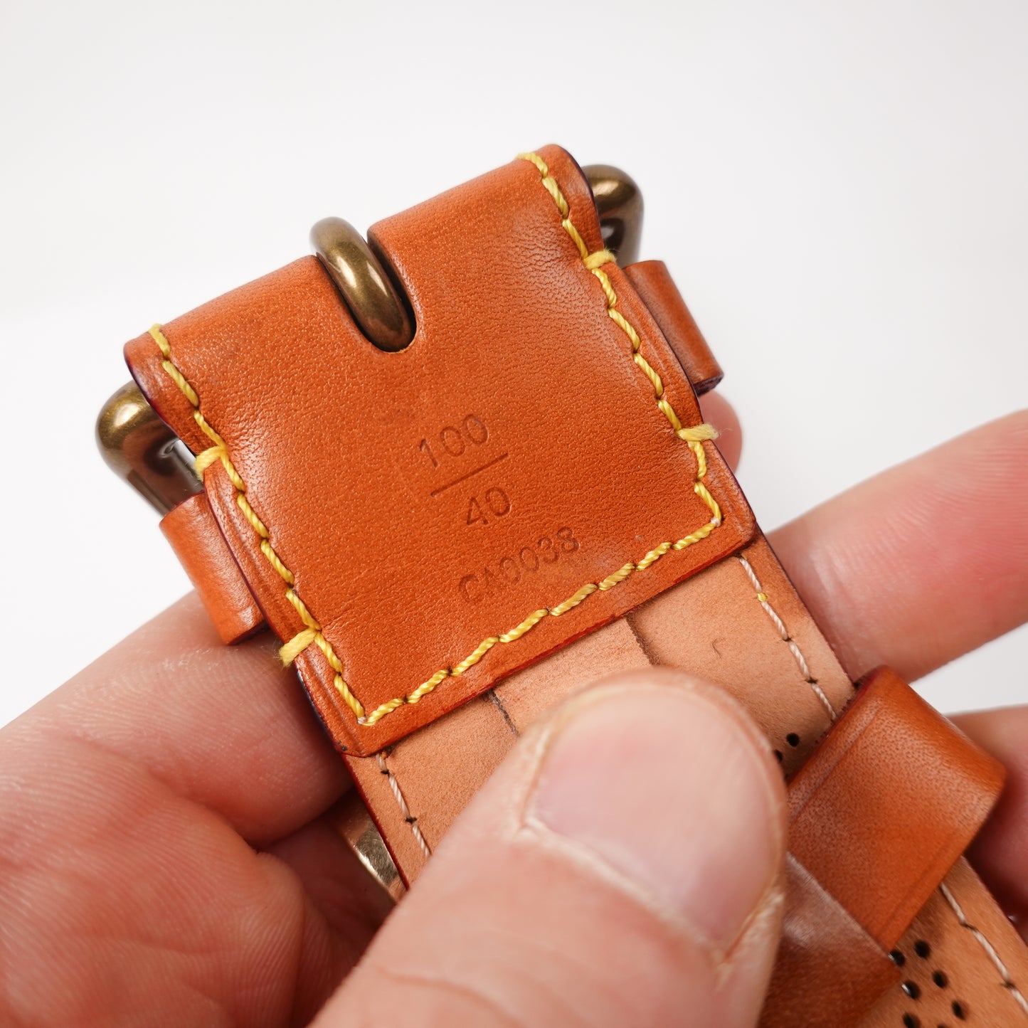 2008 Louis Vuitton Perforated Belt