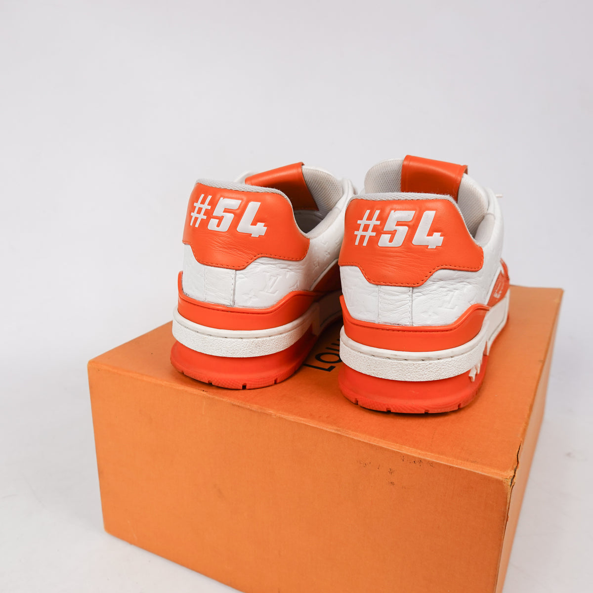 Louis Vuitton Trainer ‘Orange Monogram’ - Size 9.5