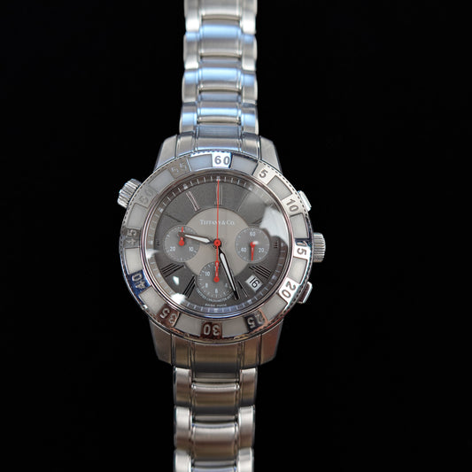 Tiffany & Co. Mark T-57 Diver Chronograph Automatic Watch With Box & Papers