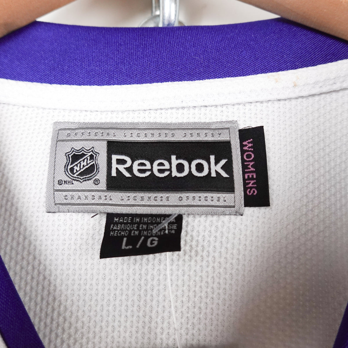Reebok Canucks Jersey - Wmns L