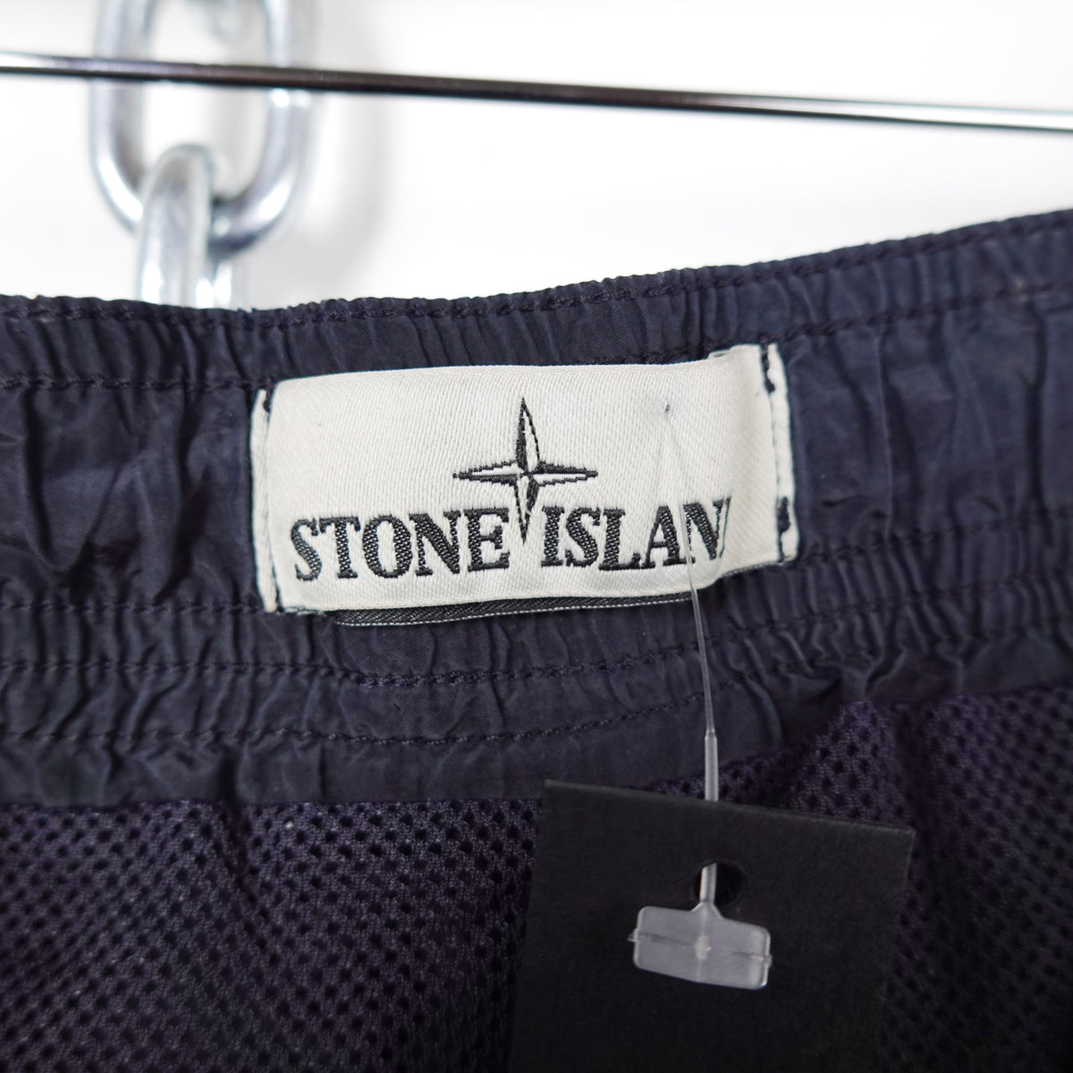 Stone Island Nylon Shorts BLACK - Size XL