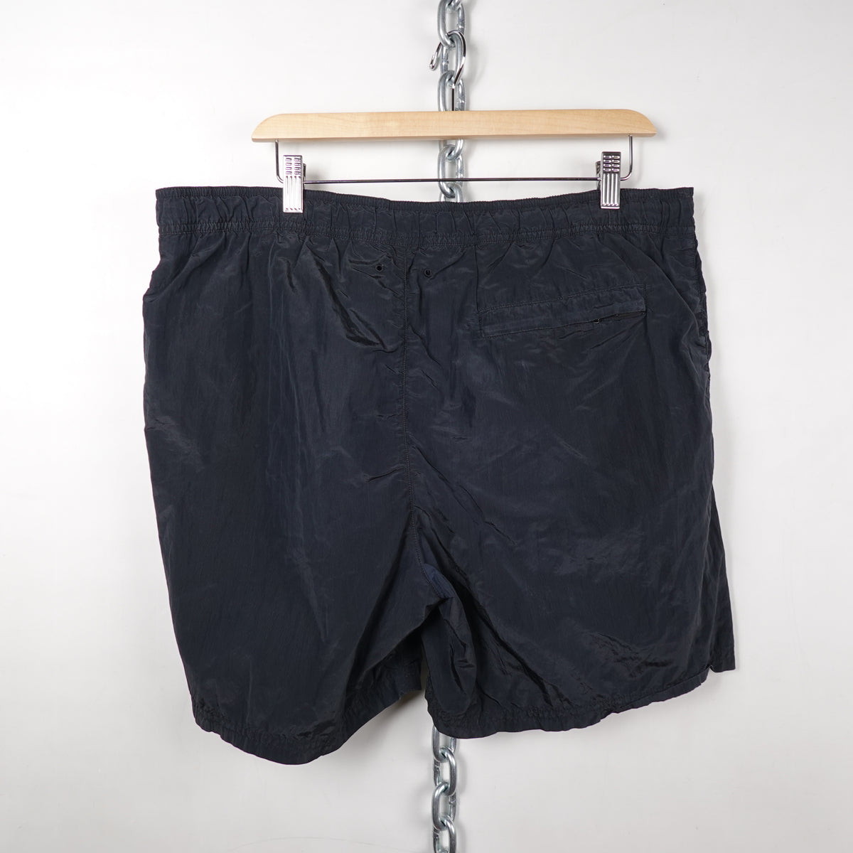 Stone Island Nylon Shorts BLACK - Size XL