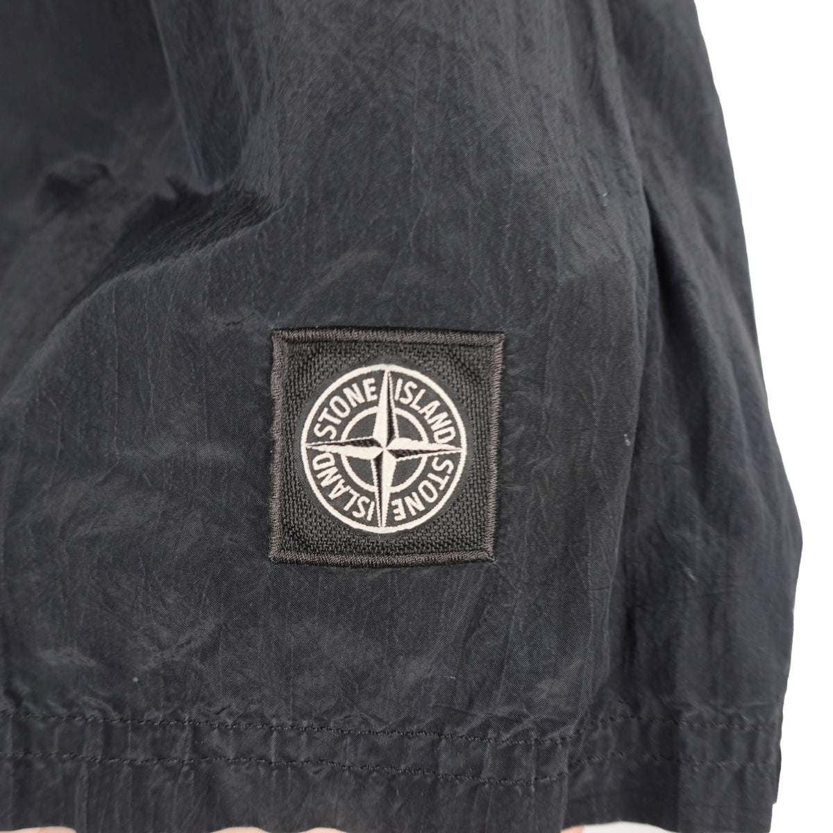 Stone Island Nylon Shorts BLACK - Size XL
