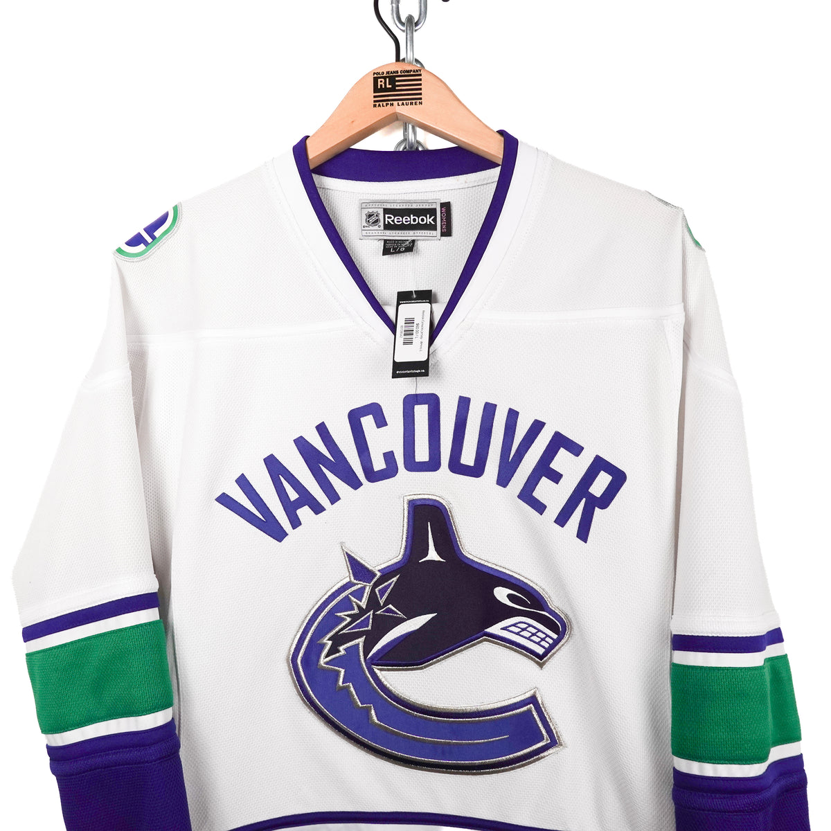 Reebok Canucks Jersey - Wmns L