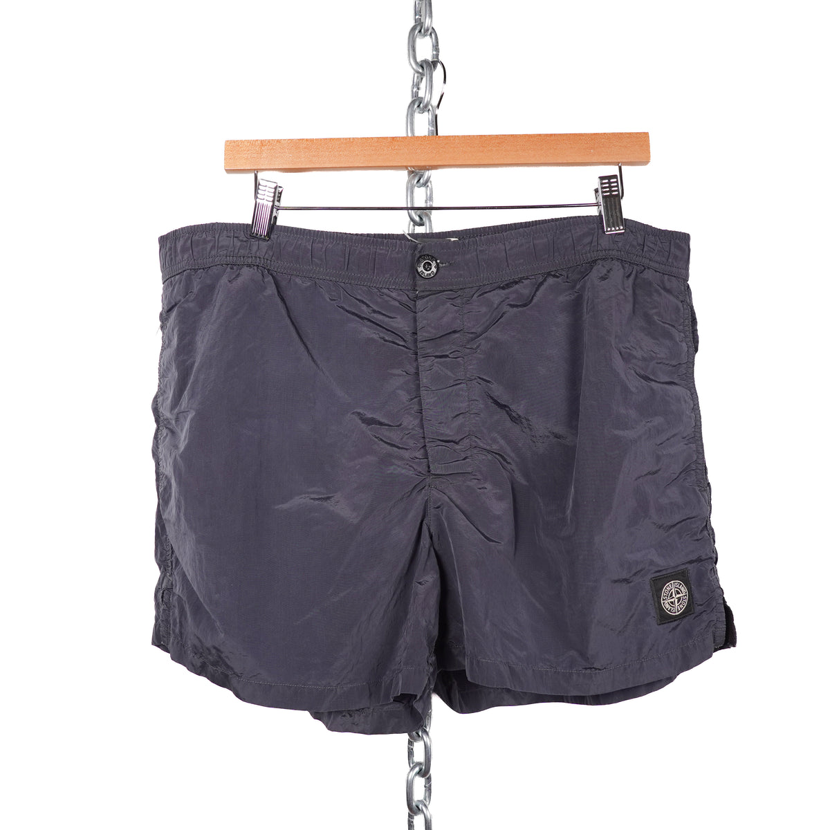 Stone Island Nylon Shorts GREY - Size XL
