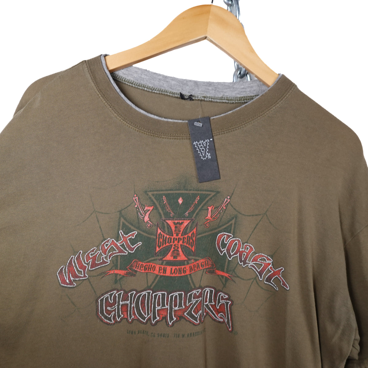 Vintage West Cost Choppers LS Layered Tee - Size L