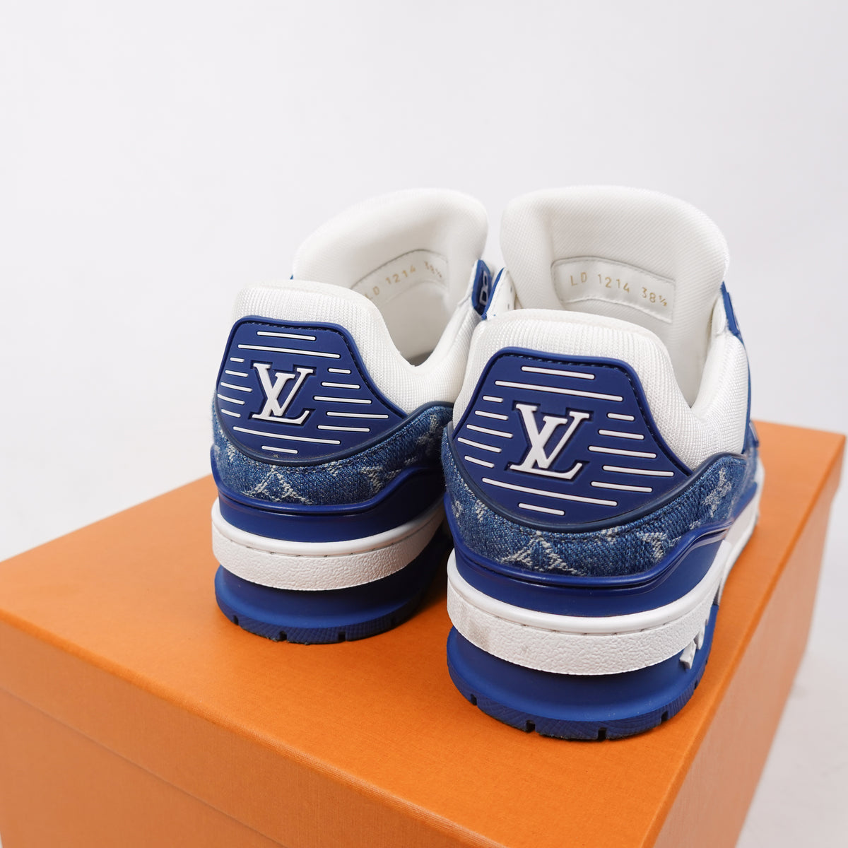 Louis Vuitton LV Trainer Sneaker Blue - Size 38.5