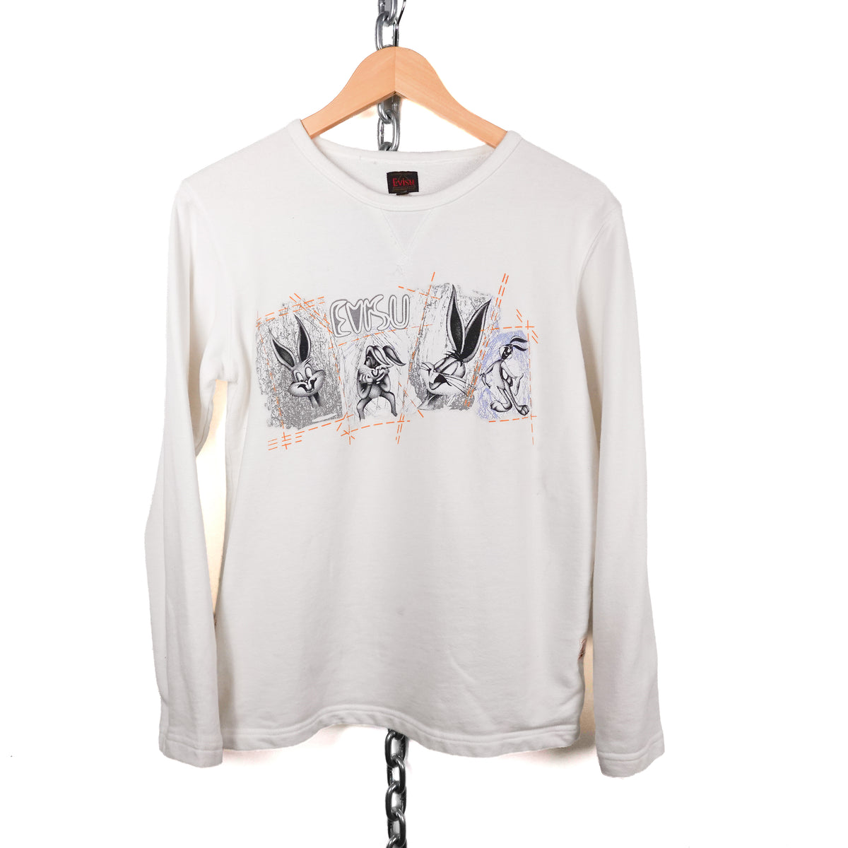 Evisu Bugs Bunny Crew - Size L