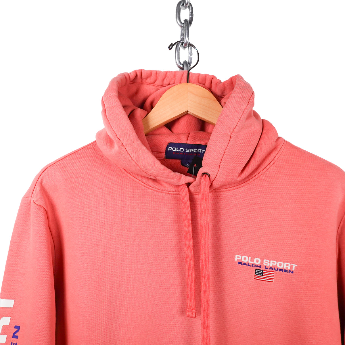 Polo Sport Pink Hoodie - Size M