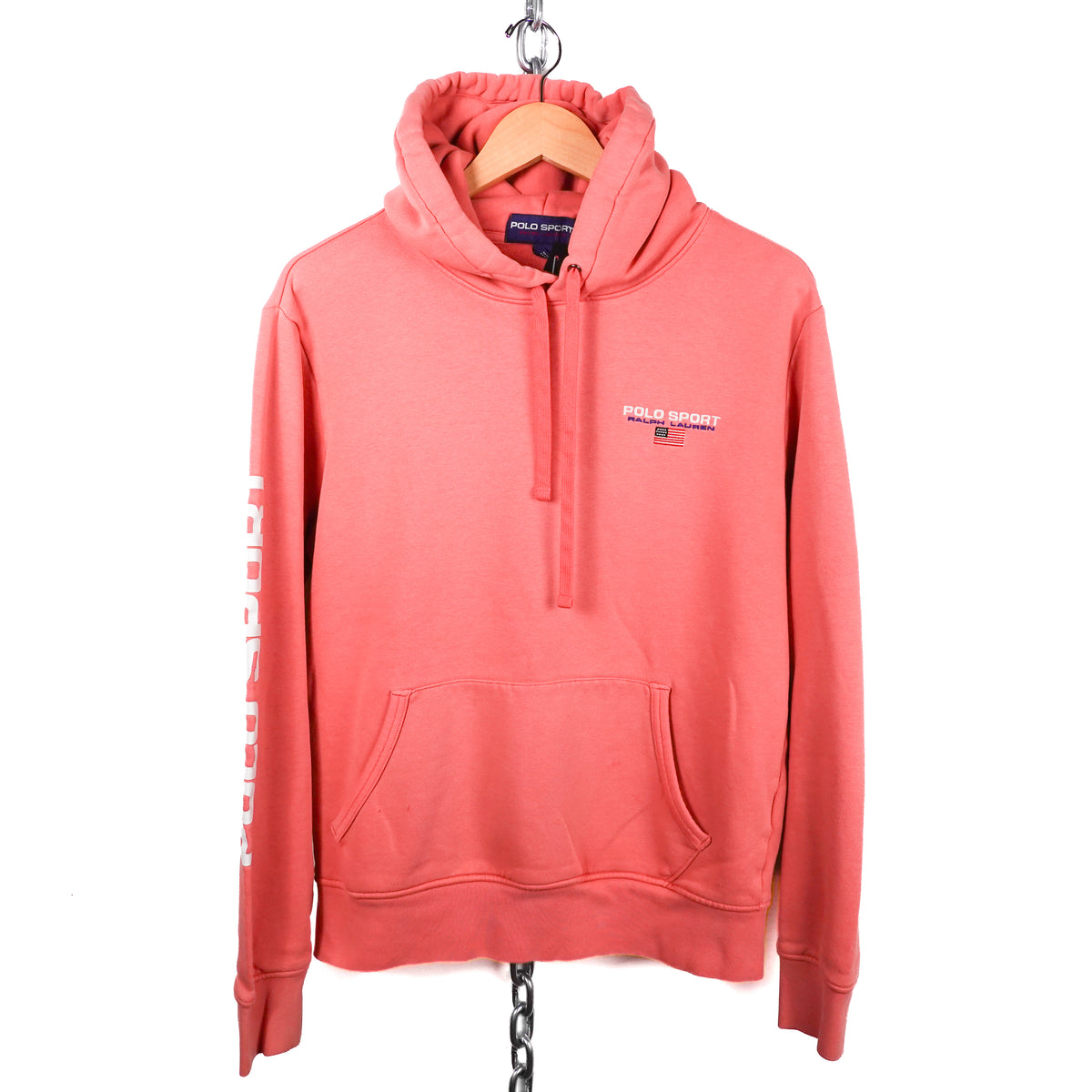 Polo Sport Pink Hoodie - Size M