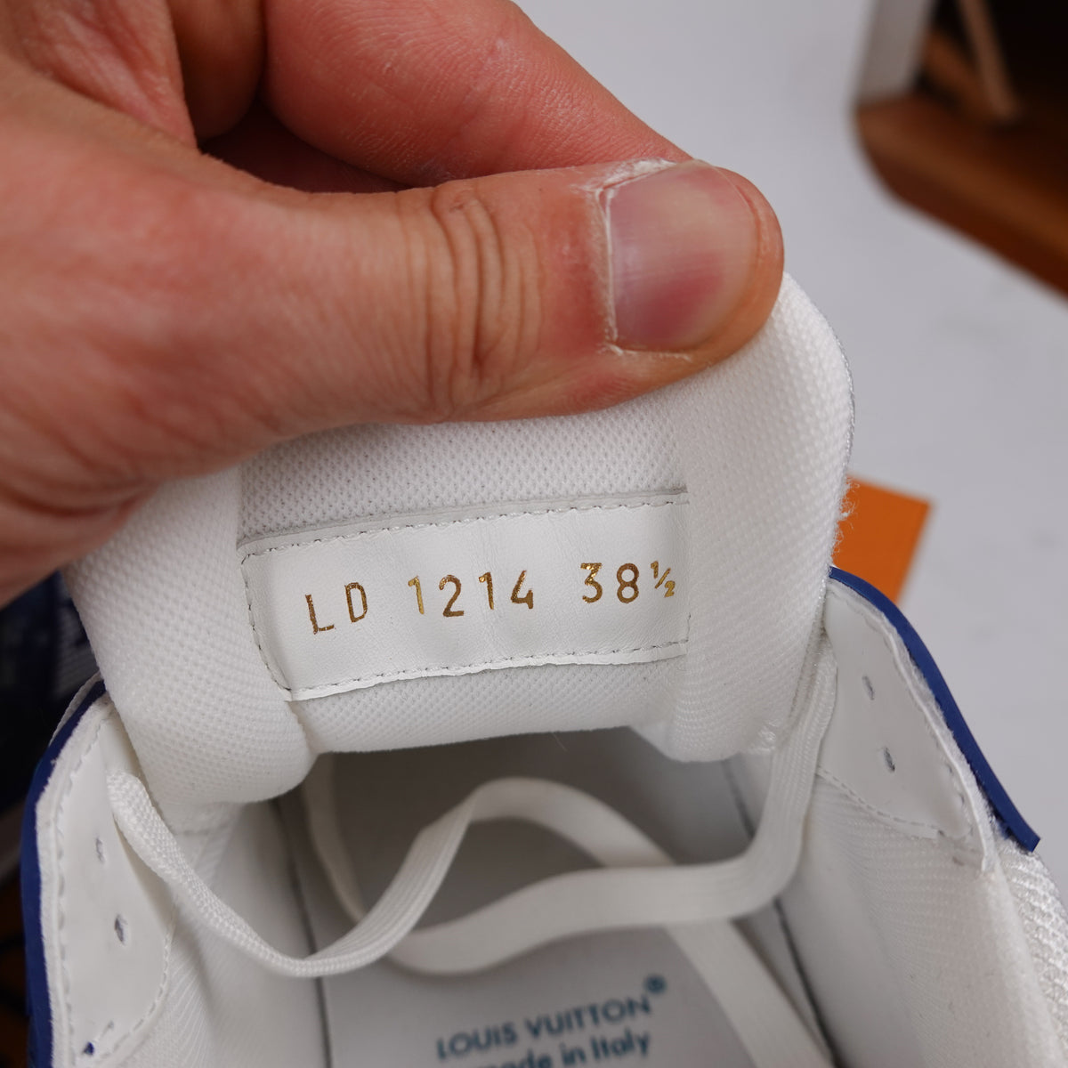 Louis Vuitton LV Trainer Sneaker Blue - Size 38.5