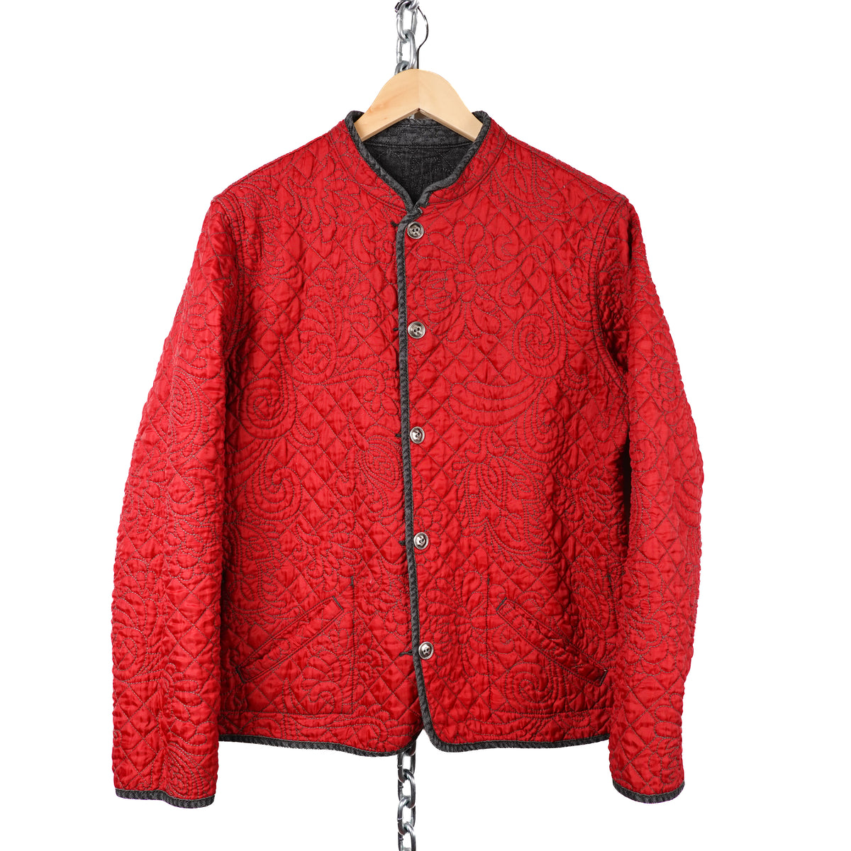 Vintage Quilted Reversible Jacket - Womens L