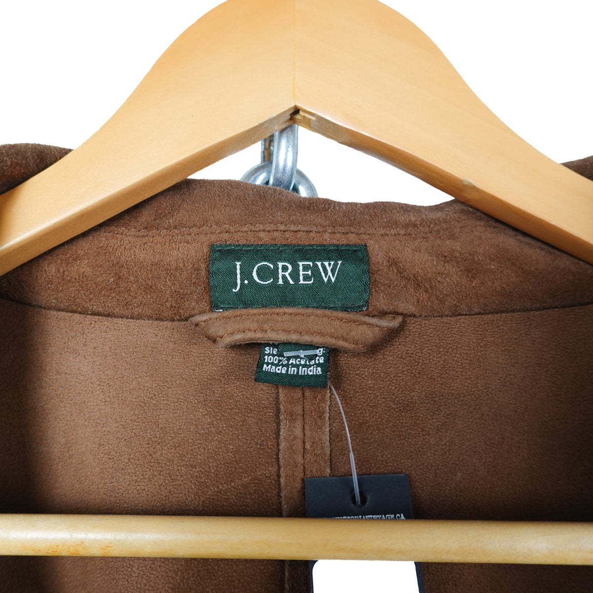 Vintage J Crew Suede Coat - Size XL