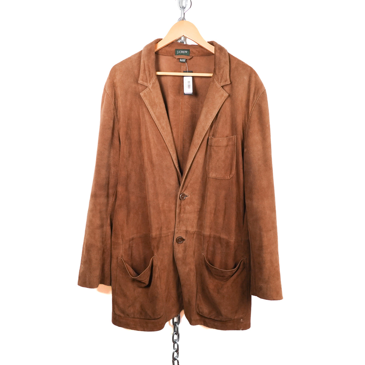 Vintage J Crew Suede Coat - Size XL