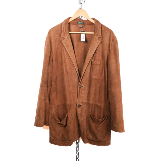 Vintage J Crew Suede Coat - Size XL