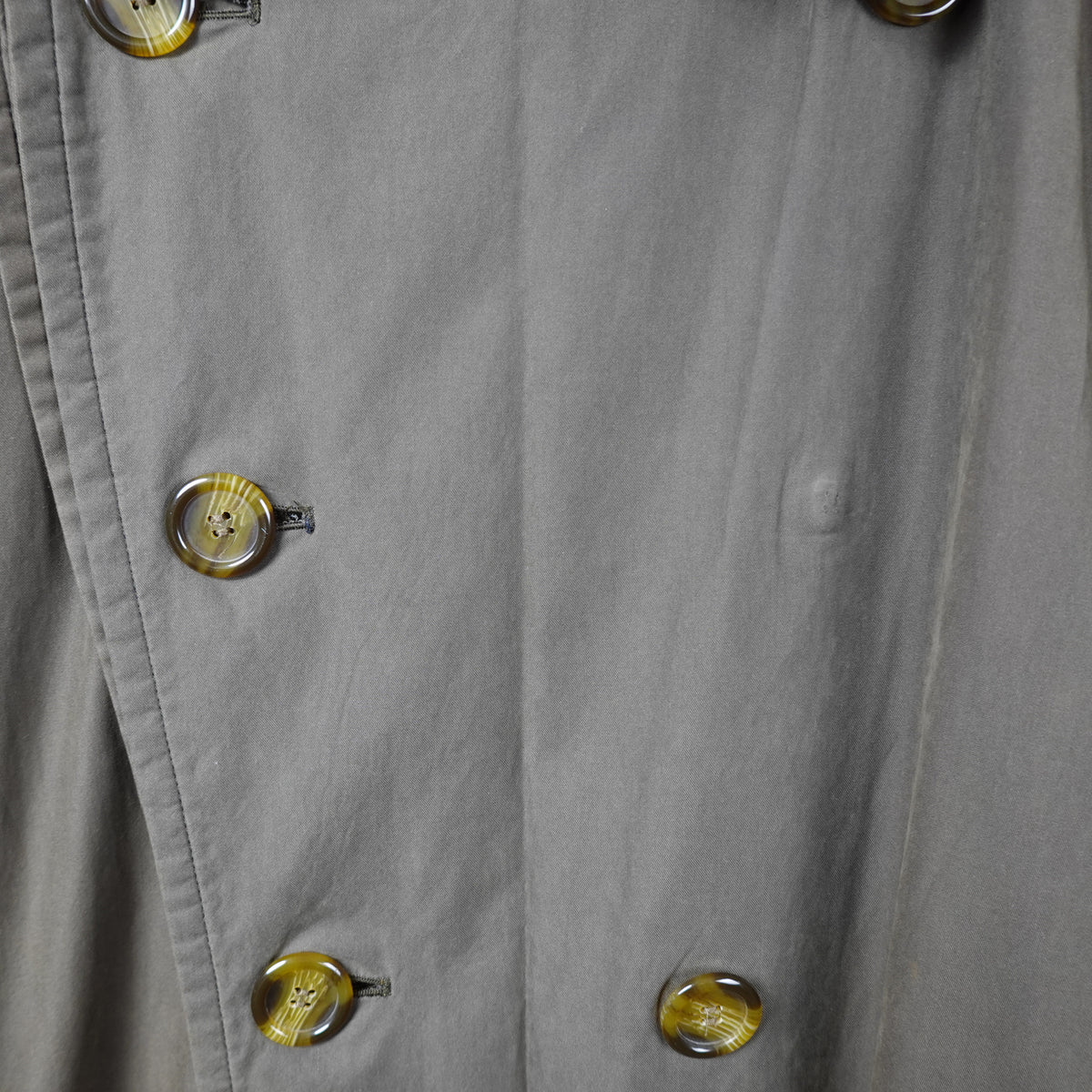 Vintage Burberry Green Trench Coat - Women’s L