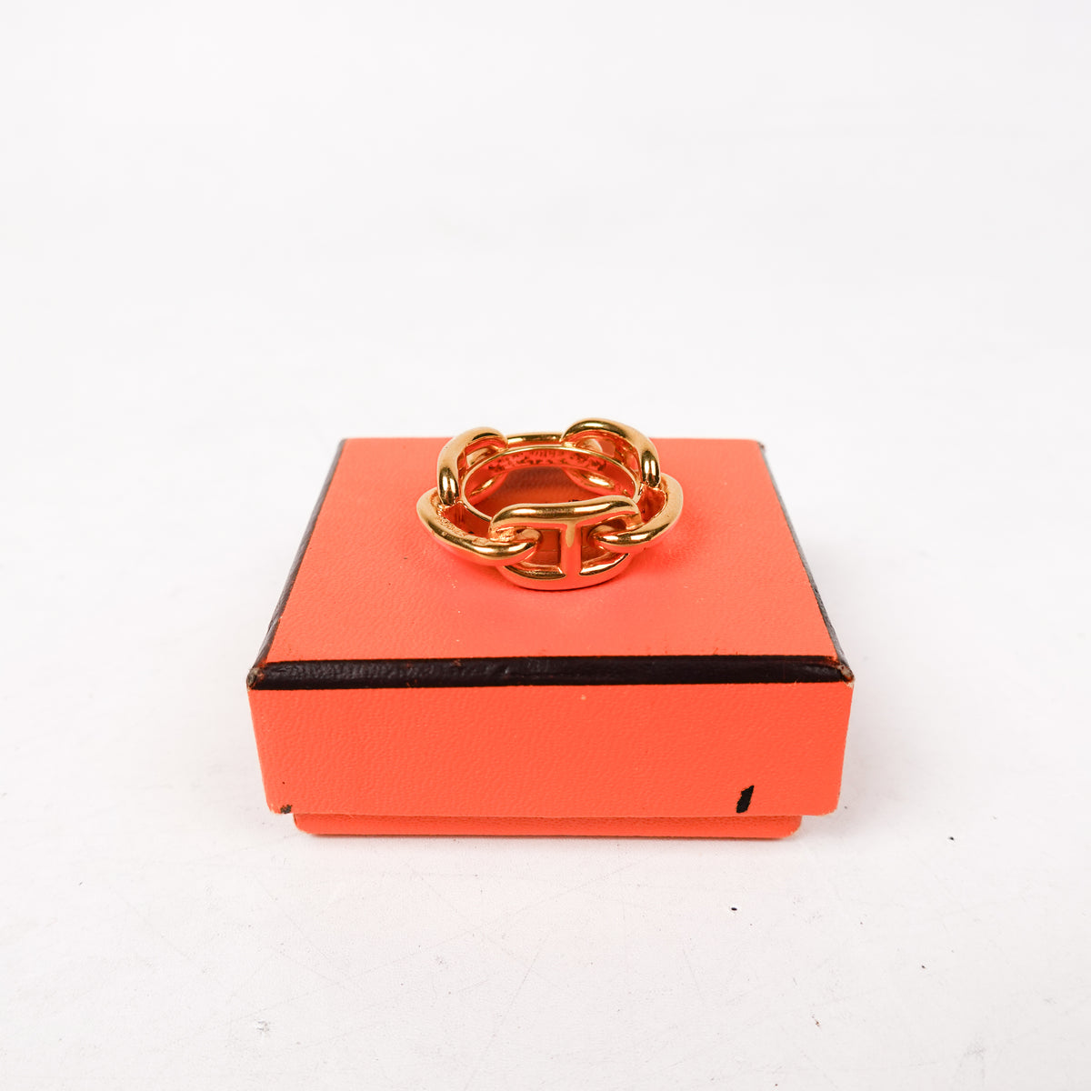 Hermes Regate Scarf Ring - Gold Plated