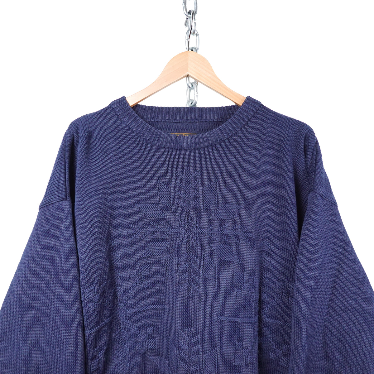 Eddie Baurer Navy Knit Sweater - Size L
