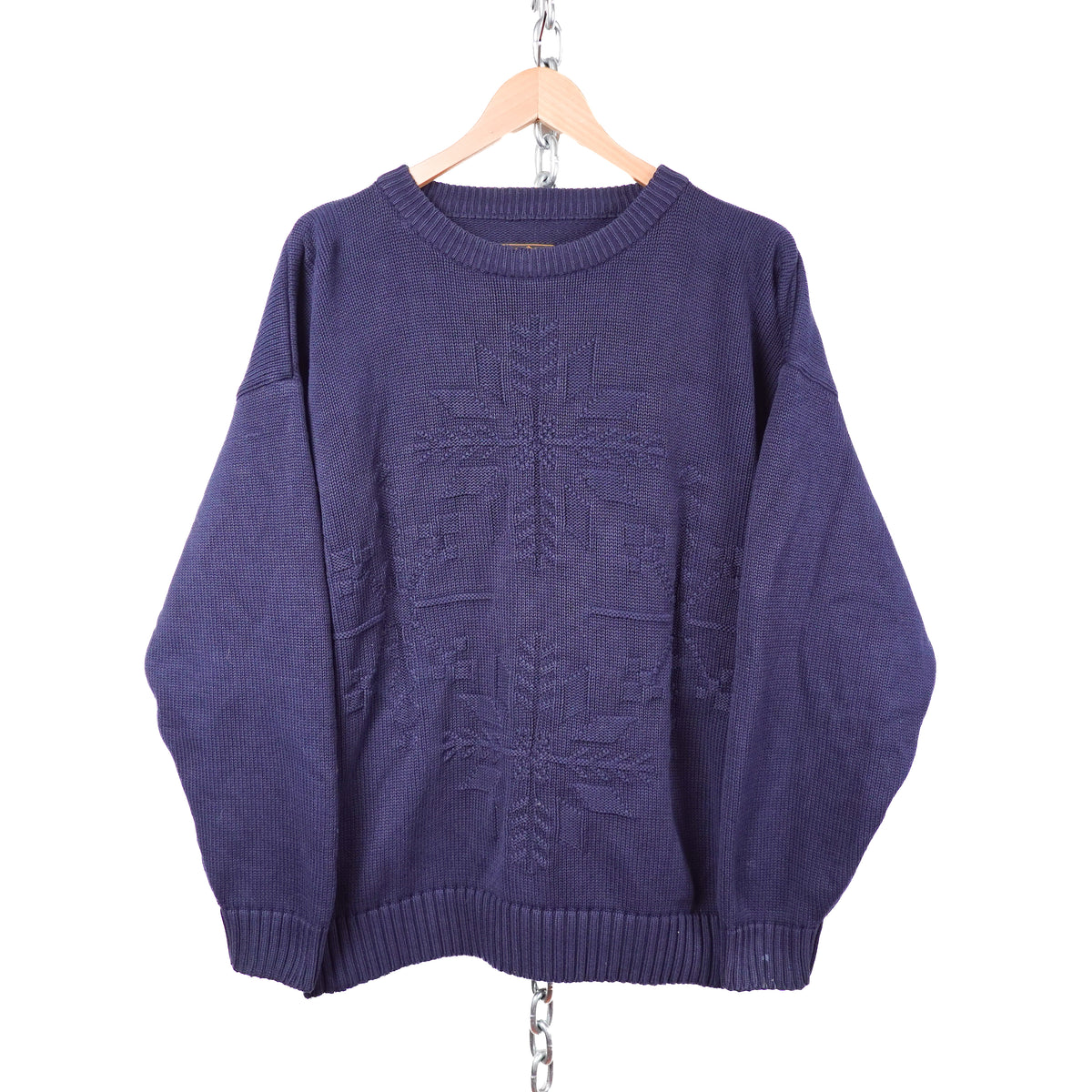 Eddie Baurer Navy Knit Sweater - Size L