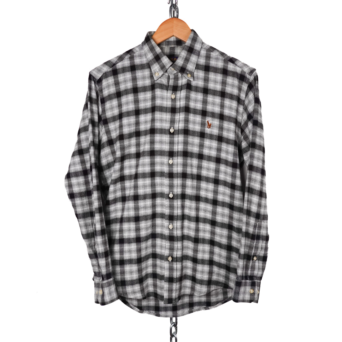 Polo RL Shadow Plaid Button up - Size M