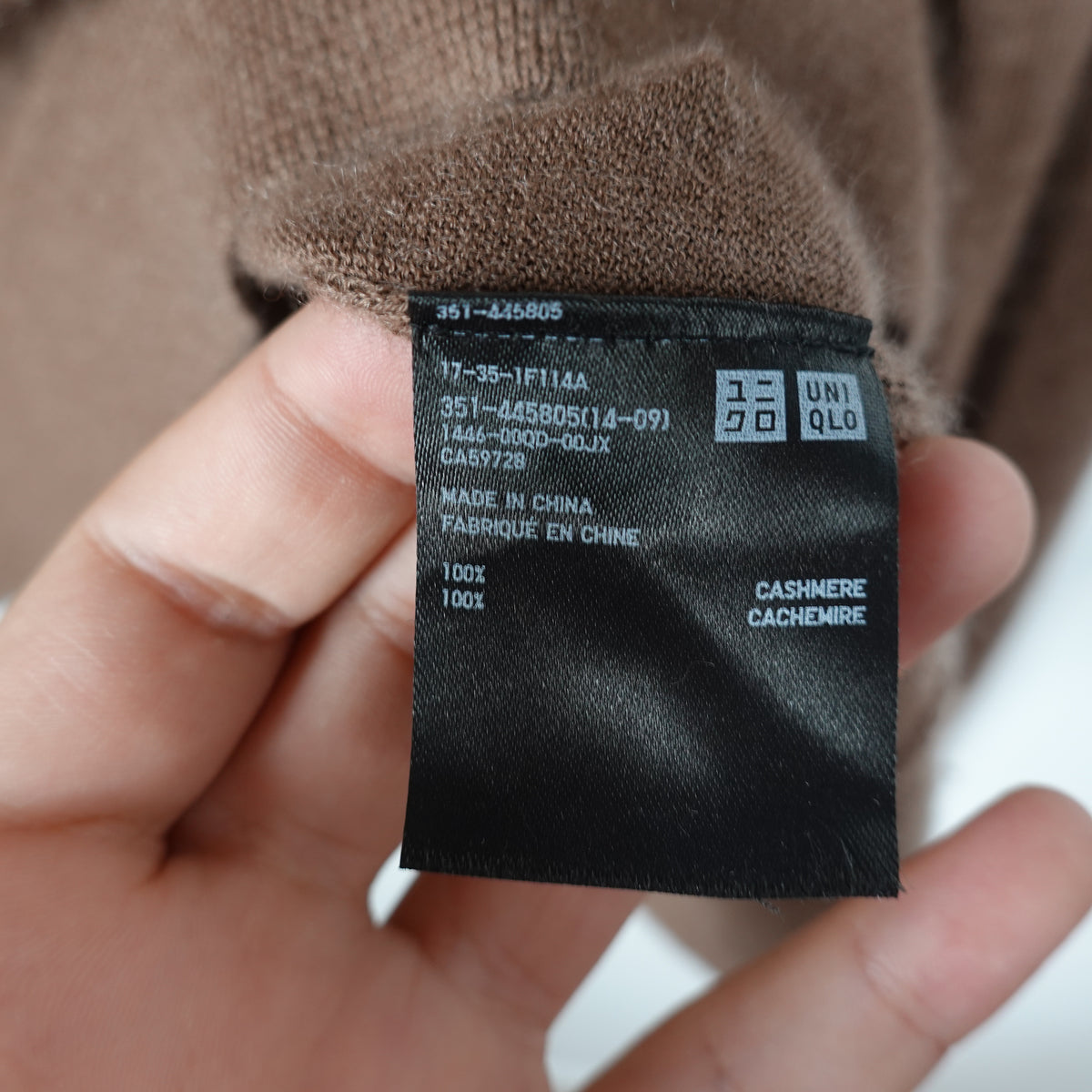 Jil Sander Uniqlo Cashmere Sweater - Size L