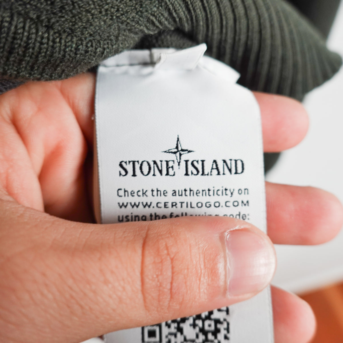 Stone Island Zip Up Knit Sweater - Size XL
