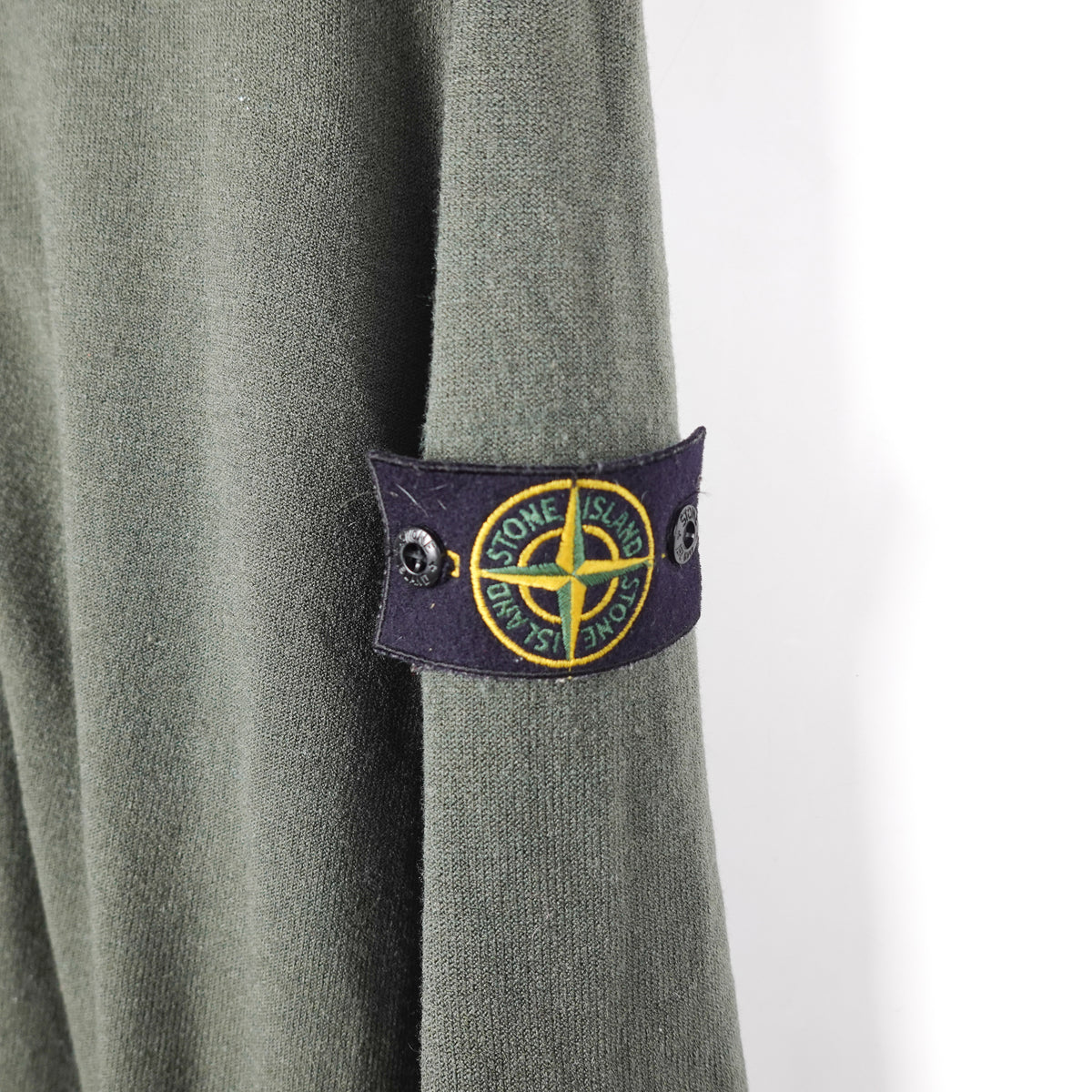 Stone Island Zip Up Knit Sweater - Size XL