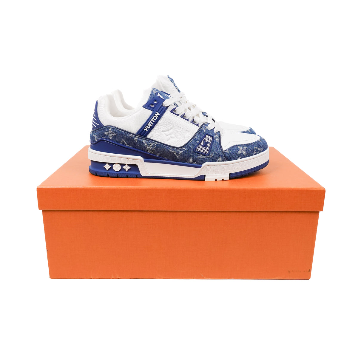 Louis Vuitton LV Trainer Sneaker Blue - Size 38.5