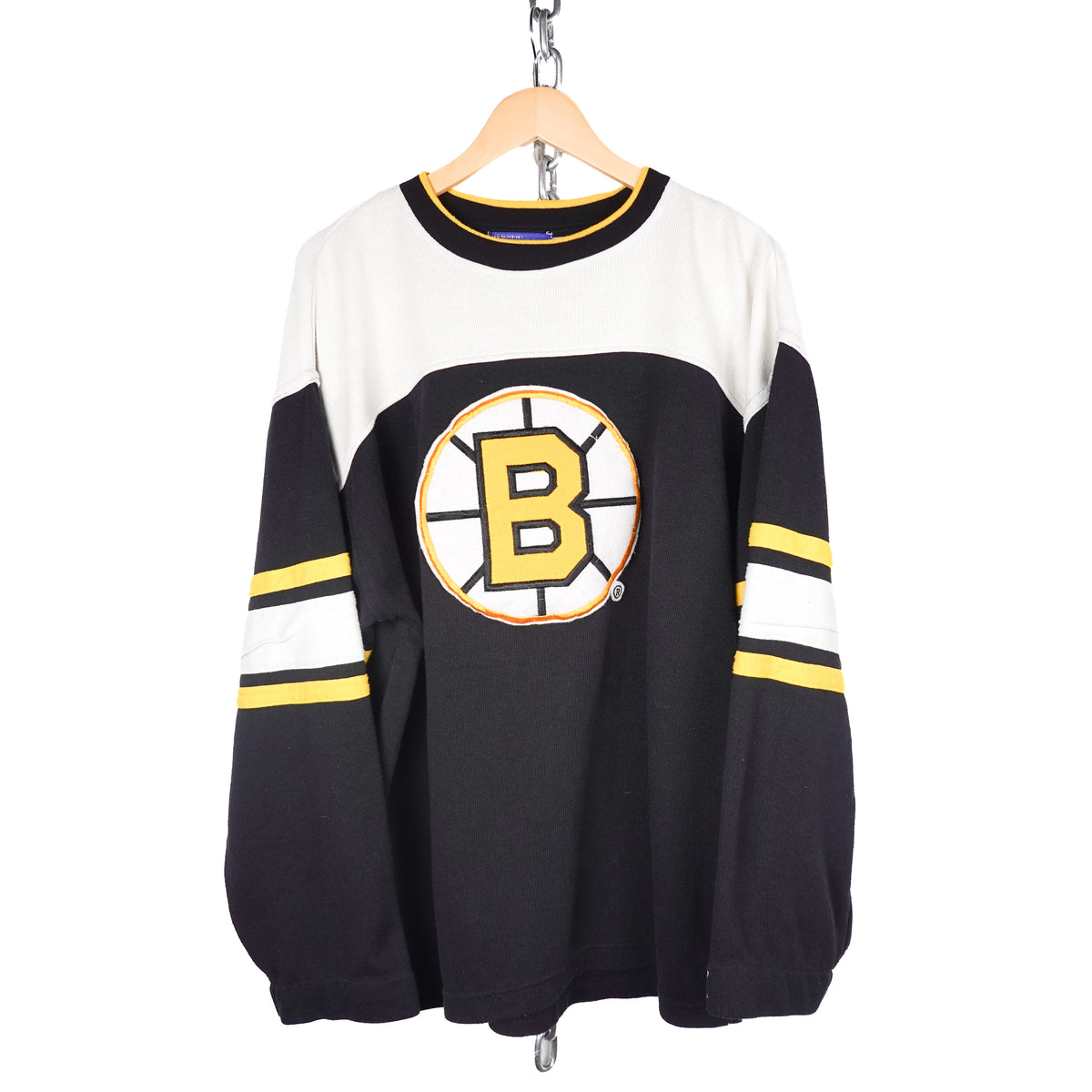 Vintage Boston Bruins Knit Sweater - Size L