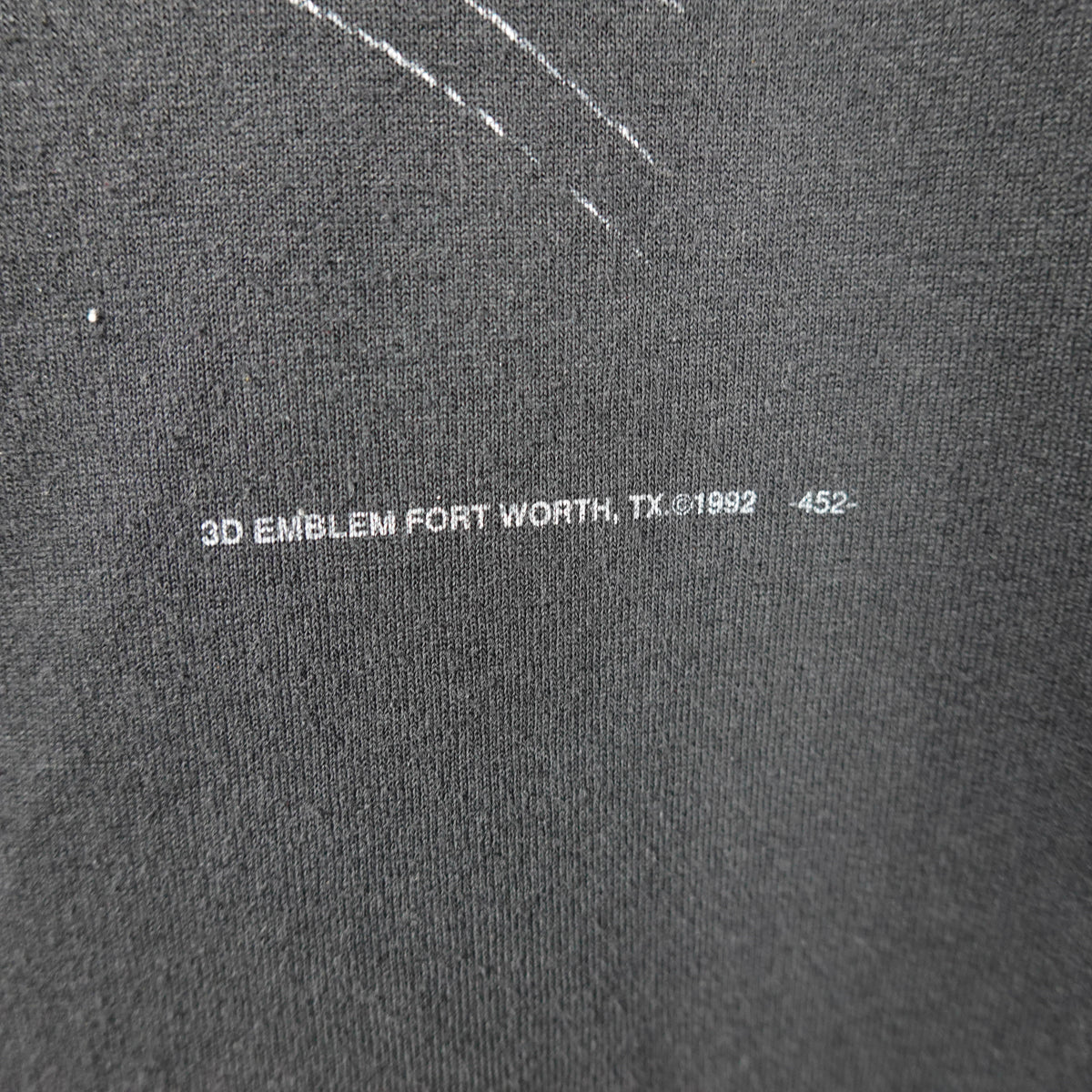 1992 Harley Davidson 3D Emblem Fort Worth Tee - Size L