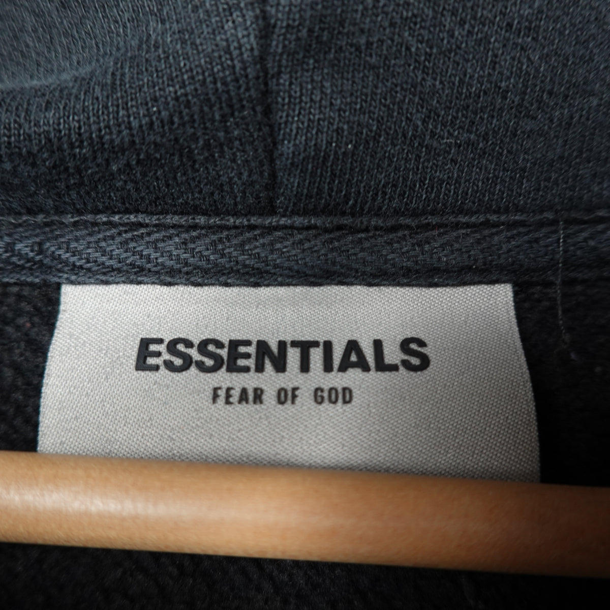Essentials Hoodie BLACK - Size S