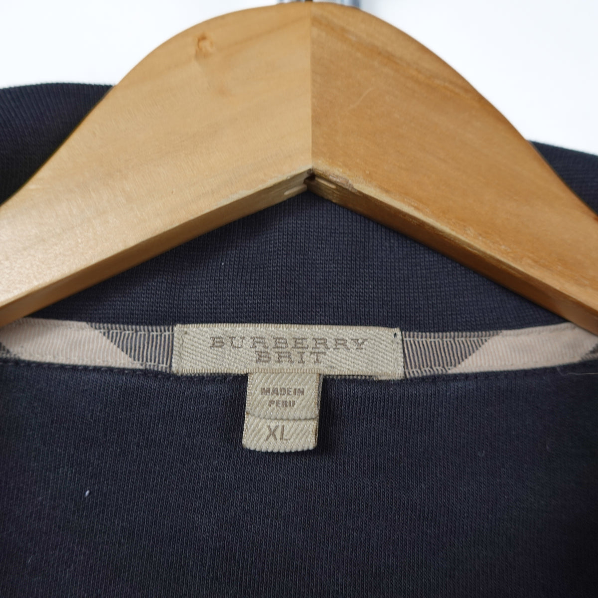 Burberry 1/4 Zip Sweater - Size XL