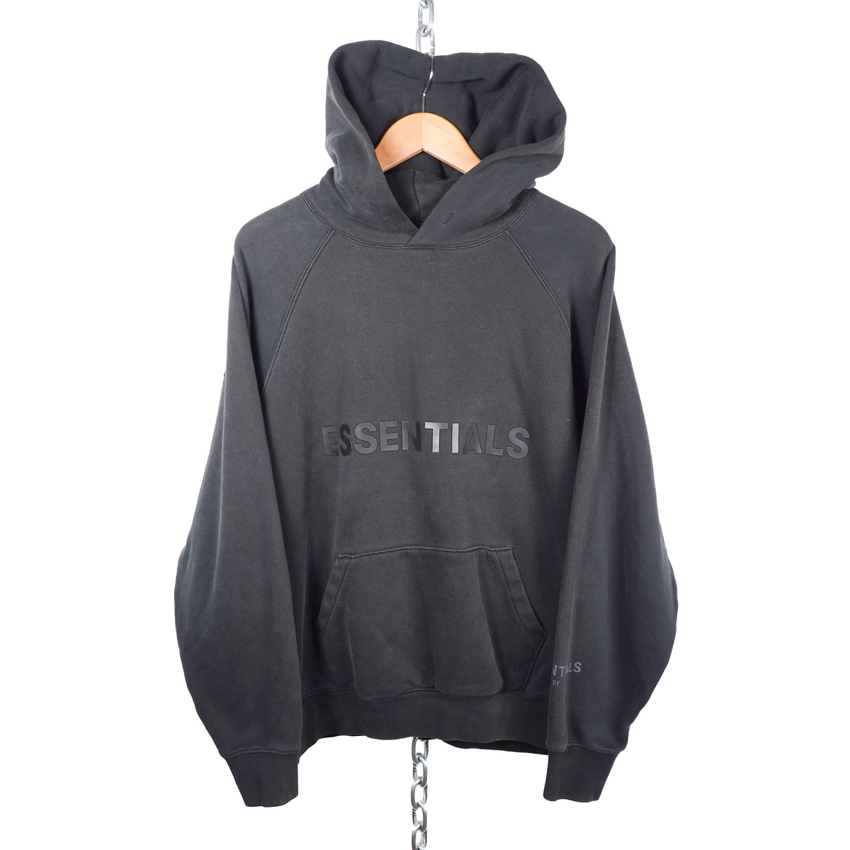 Essentials Hoodie BLACK - Size S
