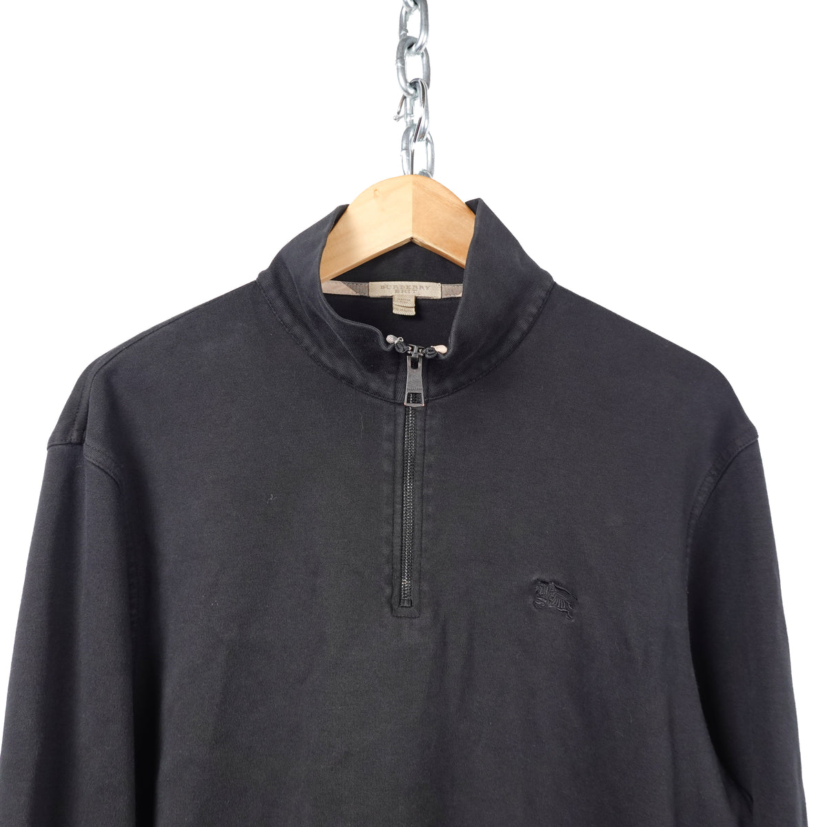 Burberry 1/4 Zip Sweater - Size XL
