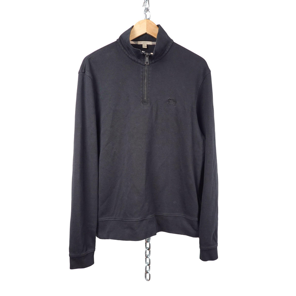 Burberry 1/4 Zip Sweater - Size XL